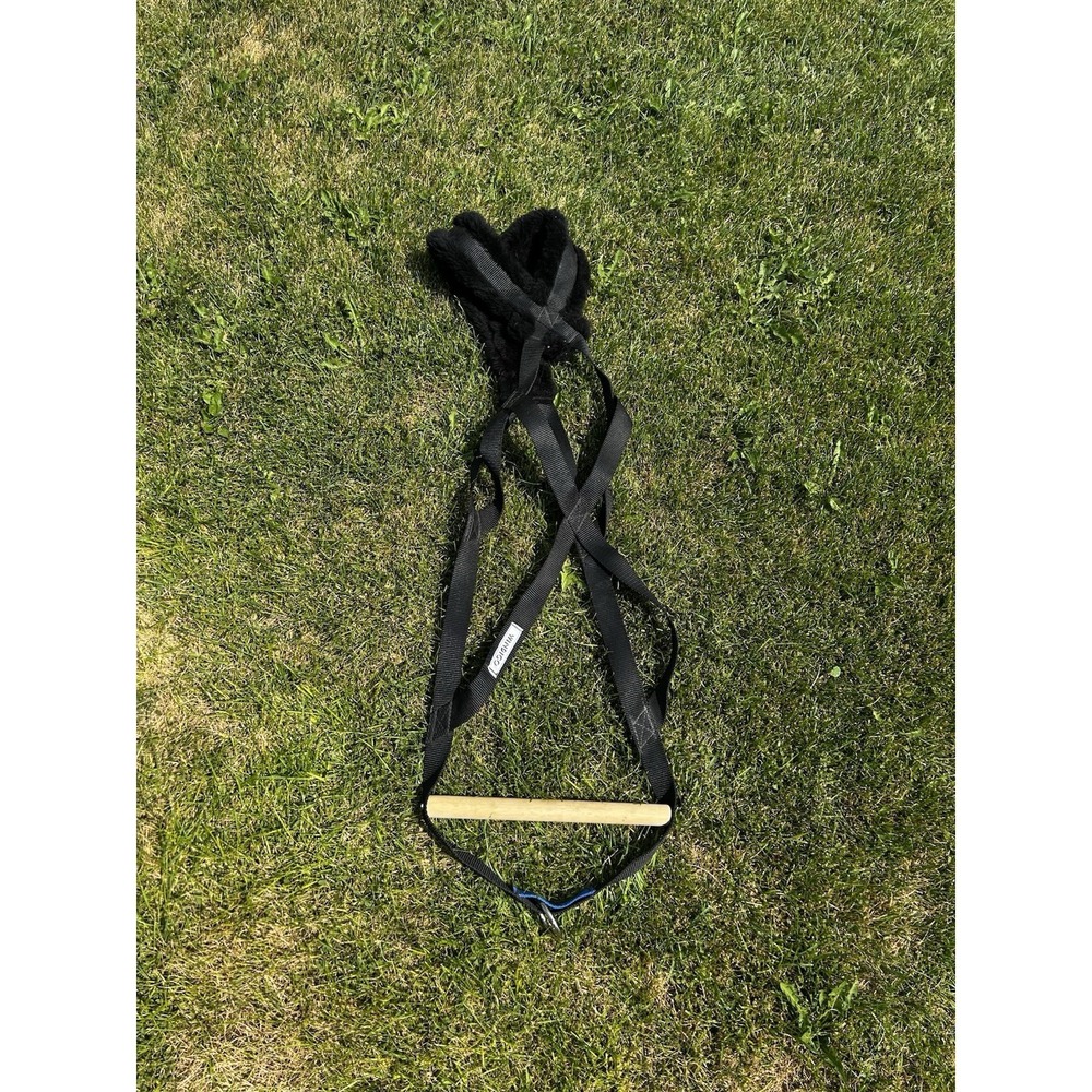Windigo Dog Weight Pulling Harness Sled Mushing Padded Spreader Bar Black